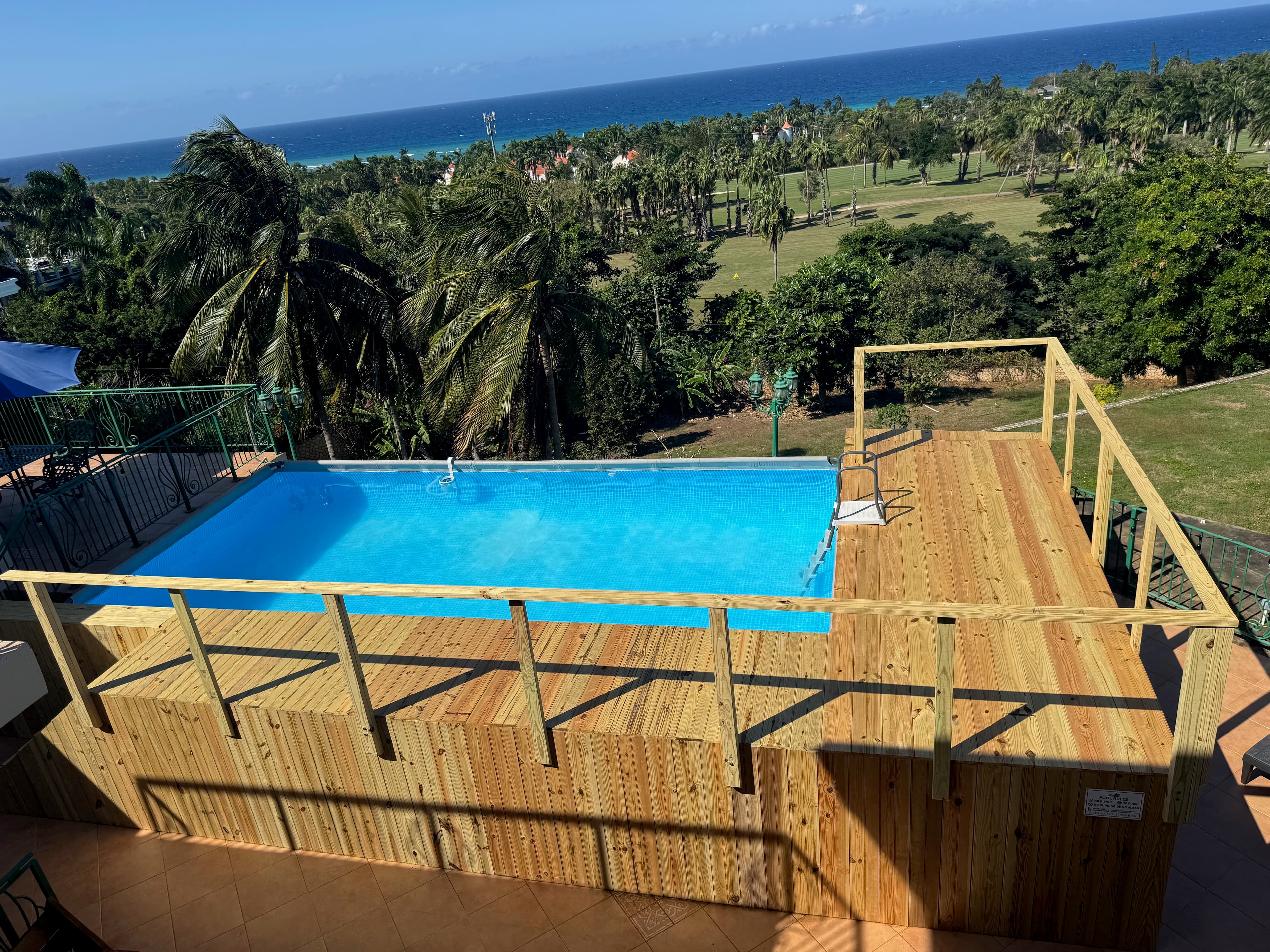 Sweet Dreams Villa pool with ocean view in Montego Bay